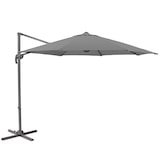 thumbnail of SVITA Zwenkparasol 3m met beschermhoes Parasolstandaard opvulbaar 4-delige kantelparasol Zwenkparasol grijs