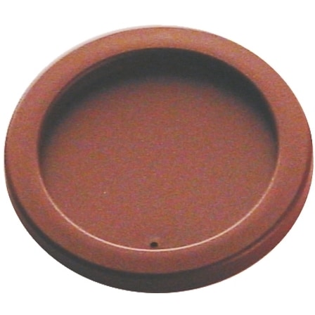 16x Arcoroc Euro Deckel braun f. Bockbecher 29cl 8,5cm