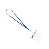 thumbnail of 50x Identificador Lanyard Y Portatarjetas Basic Azul