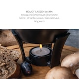 thumbnail of Boska Fondueset Party Mini - Fondue für Käsefondue - Mit teelicht - 300 ml - Spülmaschinenfester - Fonduetopf - Schwarz - Gusseisen