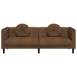 thumbnail of vidaXL 3-Sitzer Sofa mit Kissen Braun Kunstleder Wildleder-Optik
