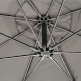 thumbnail of Rebecca Mobili Sonnenschirm mit dezentralem Mast, 3x3 m, Stahl und Polyester, grau