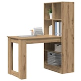 thumbnail of Bureau Chêne artisanal 122 x 67 x 145 cm Bois d'ingénierie Modèle Titan Signature