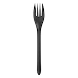 thumbnail of MONOUSO - Tenedor Reutilizable PP Negro 17,5cm (1.000 Uds)
