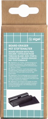 thumbnail of Board-Eraser mit Stiftehalter magnetisch schwarz 130x60x30mm