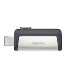 thumbnail of SanDisk USB 3.1 USB-Stick Ultra Dual 64 GB Schwarz, Silber