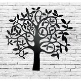 thumbnail of Wanddecoratie Metalen boom - Zwart - 73 cm breed x 70 cm hoog