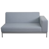 thumbnail of Ecksofa HWC-C47, Sofa Loungesofa Couch, Stoff/Textil Indoor wasserabweisend 245cm ~ blau ohne Ablage