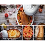 thumbnail of GRANITEWARE | Cocotte Ovale Roaster | Format moyen 4L | Acier émaillé blanc| Ultra-légère | Ne se tâche pas, facile à nettoyer