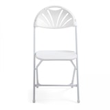thumbnail of Rekkem confortevole sedia pieghevole in HDPE 45 x 45 x 89cm x4 Bianco