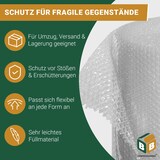 thumbnail of 3 x Luftpolsterfolie (1,0 x 100 m) 2-lagig 60 my Schutzfolie Noppen Versandfolie Polster Verpacken Knallfolie Transport BB-Verpackungen