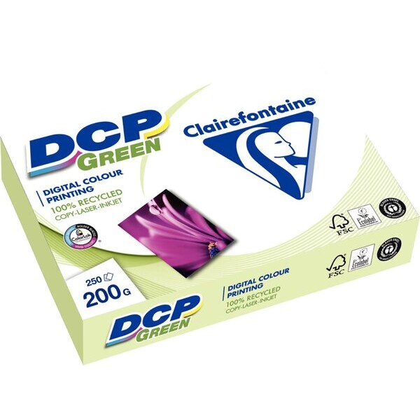 DCP Green Kopierpapier, DIN A4, 200g/qm, weiß, Weißegrad: 135 CIE