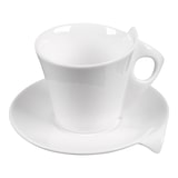thumbnail of Set bestehend aus 6 Tassen und Untertassen Libra 10 cl - Weiß Porcelaine Table Passion