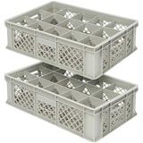 thumbnail of 2x Gläserkasten für 15 Gläser bis 145 mm Höhe, max. Glasdurchmesser 109 mm, LxBxH 600 x 400 x 170 mm