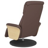 thumbnail of vidaXL Massagesessel mit Fußteil Braun Kunstleder