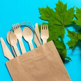 thumbnail of Ekoe Einweg-Holzmesser 16,5 cm biologisch abbaubar 100 Stk