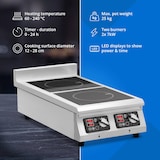 thumbnail of Royal Catering Cucina a induzione - 2 x 28 cm - 60–240 °C - 230 V - timer -