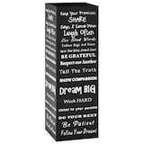 thumbnail of vidaXL Regenschirmständer Text-Design Stahl Schwarz