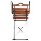 thumbnail of 2er-Set Biergartenstuhl HWC-J40, Klappstuhl Gartenstuhl, Gastronomie-Qualität Akazie MVG-zertifiziert ~ braun