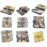 thumbnail of Sheep Dreams Schafwolldecke aus Merino Schurwolle (Elchbraun, 100cm x 200cm)