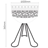 thumbnail of LED Deko-Solarleuchte mit Standfuß h: 34,5cm