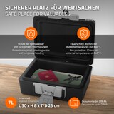 thumbnail of ECD Germany Dokumentenbox DIN A4, 39×33×16 cm (7 L) – feuerfest & wasserdicht, abschließbar (2 Schlüssel), Sicherheitskoffer/Geldkassette mit Griff