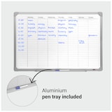 thumbnail of DESQ | Weekplanner | Magnetisch | Aluminium Frame| 60 x 90  cm