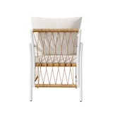 thumbnail of Merax Gartenmöbel Set 6-Sitzer, Outdoor Essgruppe mit Tisch und Stühlen, WPC Tisch Holzoptik, Eisengestell weiß, PE Rattan