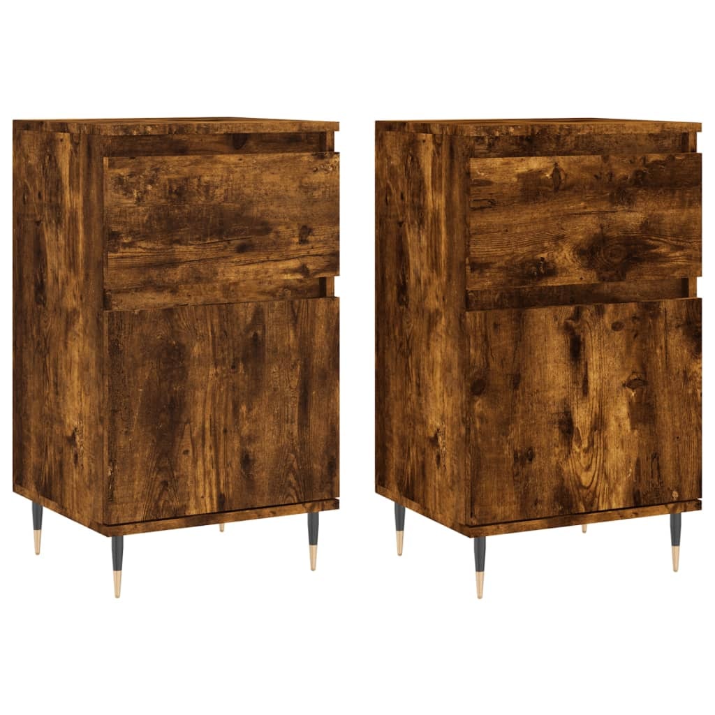 Helloshop26 - Buffet Sideboard Kommode Kleiderschrank Aufbewahrungsmöbel Organizer für Küche Wohnzimmer Lounge 2er-Set 40 x 35 x 70 02_0036729