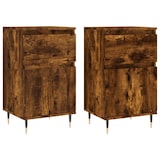 thumbnail of Helloshop26 - Buffet Sideboard Kommode Kleiderschrank Aufbewahrungsmöbel Organizer für Küche Wohnzimmer Lounge 2er-Set 40 x 35 x 70 02_0036729