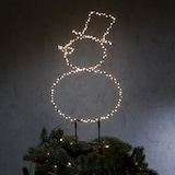 thumbnail of LED Gartenstecker Schneemann Silhouette 180LED H: 47cm Weihnachtsdeko Gartendeko