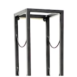 thumbnail of DanDiBo Weinregal Metall Wand 80 cm Schwarz Flaschenregal 96238 Flaschenhalter Wandmontage Modern Wandhalter Wandregal für 6 Flaschen