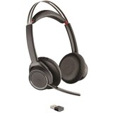 thumbnail of Headset schwarz Poly Voyager Focus UC B825-M Stereo inklusive Dockingstation