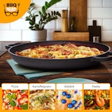 thumbnail of BBQ-Nerd® Paellapfanne aus Gusseisen Ø 36 cm (6 Personen) ? Antihaftpfanne mit Flachboden für traditionelle spanische Paella ? Gusspfanne