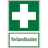 thumbnail of Rettungszeichen, Kombischild Verbandkasten - ASR A1.3 (DIN EN ISO 7010) - 200x300x1.5 mm Kunststoff nachleuchtend