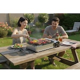 thumbnail of Gasgrill 1900W Antihaft-Grillrost + 4 Gaskartuschen Camping KEMPER