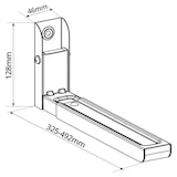 thumbnail of Soporte de pared montaje equipos de audio color blanco