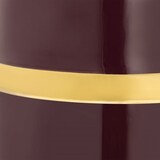 thumbnail of Beistell-Tisch Couchtisch rund ø 34 H 36 cm Lampentisch Sofatisch Metall und Emaille : purple