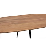 thumbnail of SIT Möbel Couchtisch oval | Tischplatte Akazie | Beine Metall | B 150 x T 60 x H 45 cm | natur | 01053-27 | Serie THIS & THAT