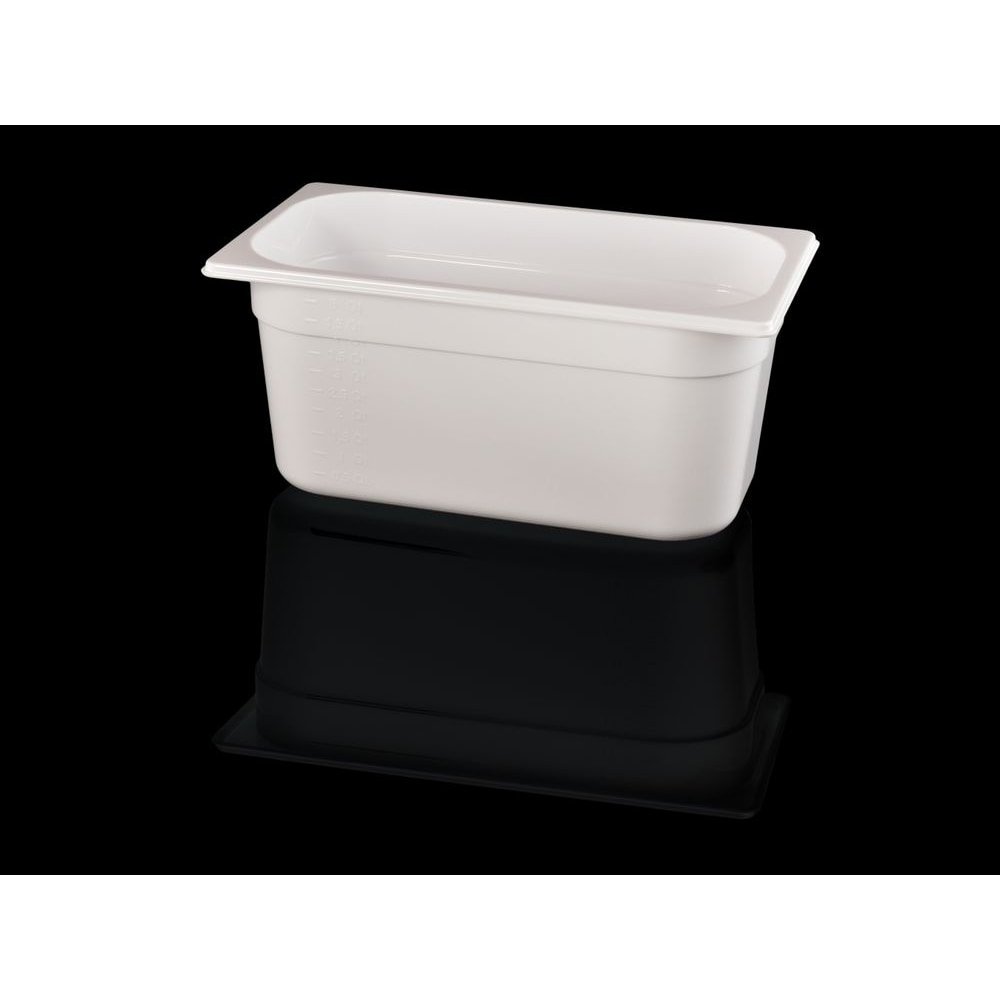Contenitore Hendi GN1/3 Profi Line da 5,7 litri in policarbonato bianco