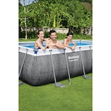 thumbnail of Piscine hors sol Rectangulaire BESTWAY 404x201x100cm - Structure Anticorrosion, Liner Triple Épaisseur, Pompe Échelle Incluses