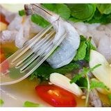 thumbnail of MONOUSO - Forchetta Riutilizzabile PS Trasparente 18cm (20 Pezzi)