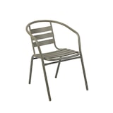 thumbnail of METRO PROFESSIONAL Cadeira com braços empilhável para restauração Narni, alumínio, caqui