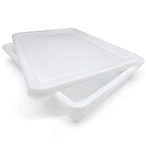 thumbnail of Verpakking 3 resistente voedselveilige bakken met deksel: 5,6L BPA-vrij (38 x 28,4 x 7,5 cm) - Keukens, restaurants, kantines, slagerijen, catering