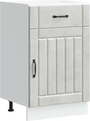 Onderkast 40x44,5x81,5 cm bewerkt hout oud houtkleurig