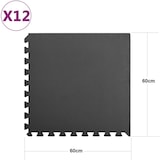 thumbnail of Suelo de espuma Tatami Puzzle 60x60cmx1cm Alfombra Espuma Suave Máxima protección