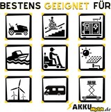 thumbnail of 36V 3x 12V 14Ah AGM BLEI AKKU kompatibel ELEKTRO SCOOTER eFlux Vision