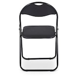 thumbnail of Klappstuhl 6er-Set, klappbarer Gästestuhl, gepolstert, leicht und bequem, Belastbarkeit 100 kg, Schwarz/Schwarz, Raburg Paul