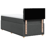 thumbnail of vidaXL Boxspringbett mit Matratze Dunkelgrau 90x200 cm Stoff