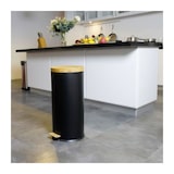 thumbnail of Kitchen Move Poubelle De Cuisine A Pédale Forest - 30l - Noir Mat